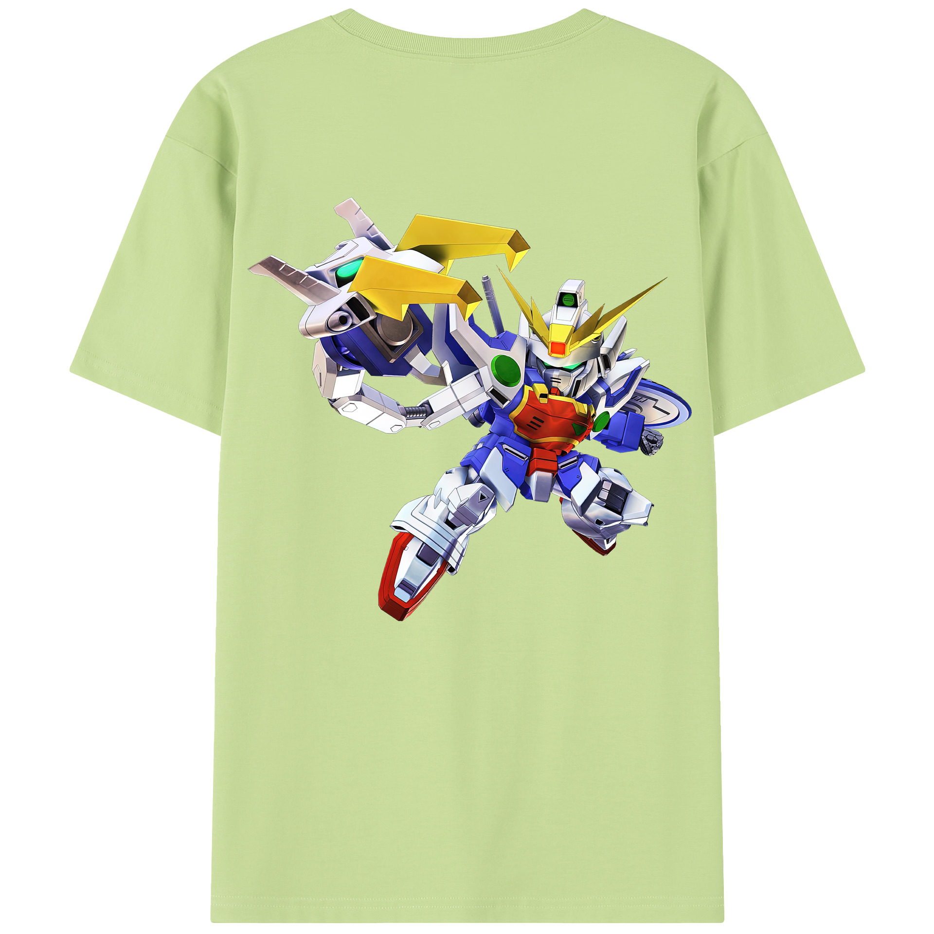 （画像用） 機動戦士ガンダム Mobile Suit Gundam 綿100％半袖Tシャツ（背面プリント）